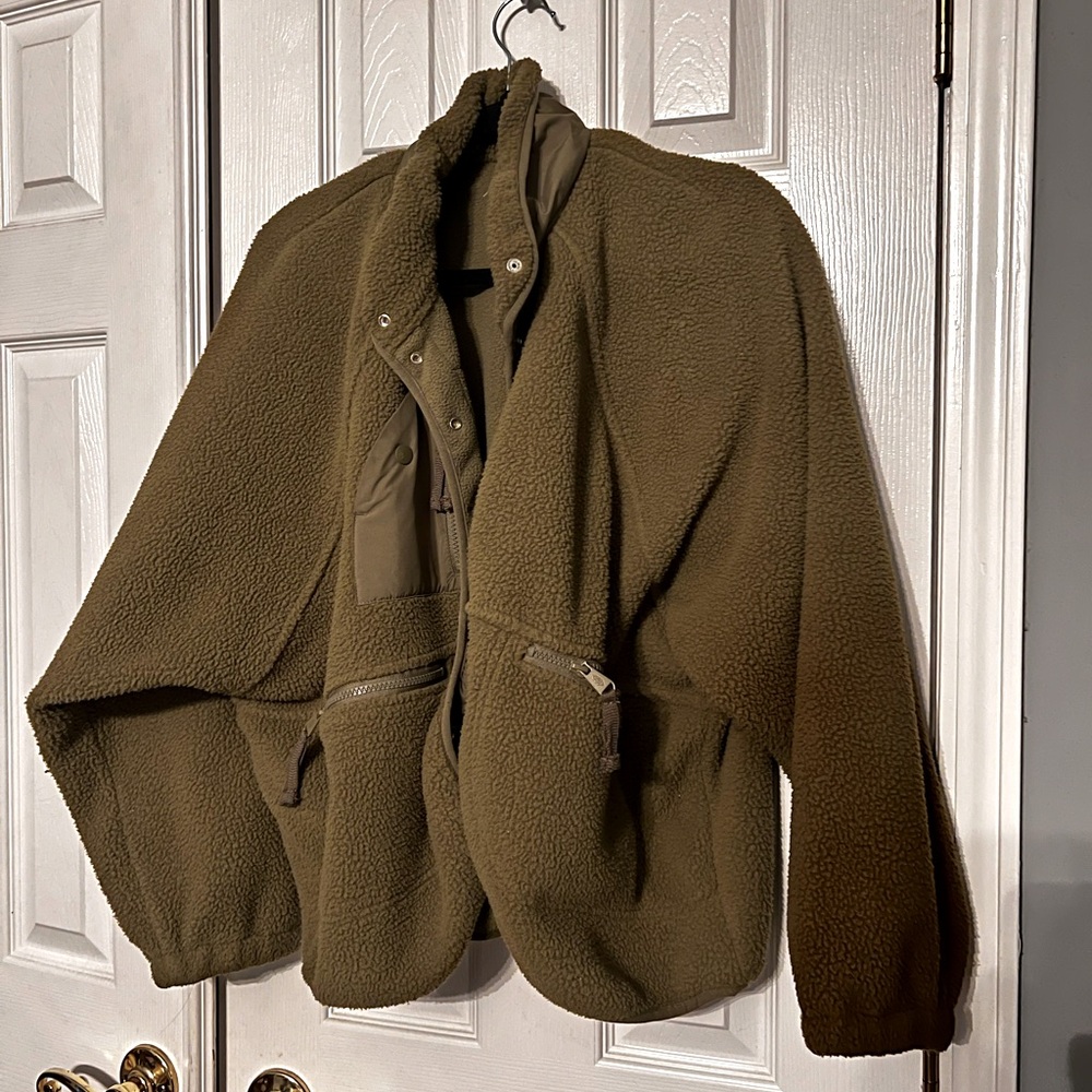 Free People Hit the Slopes Jacket XL Army
